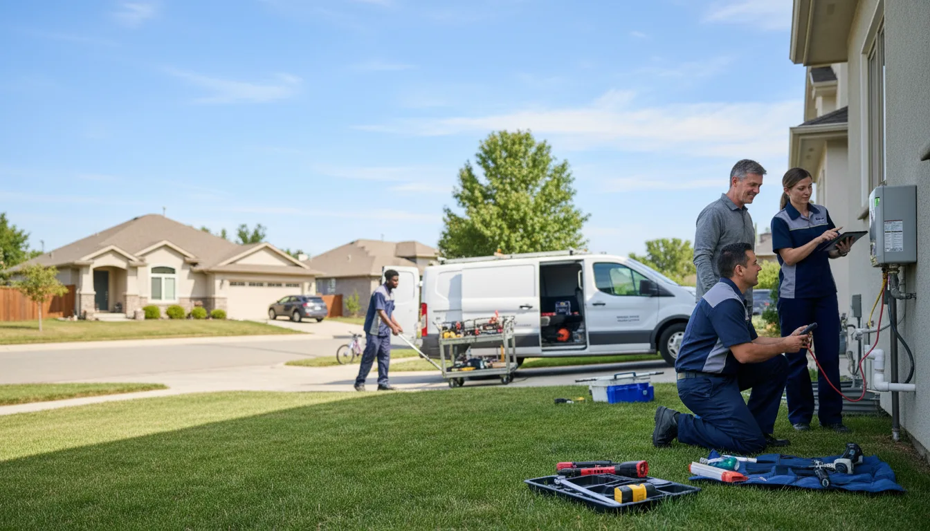 Tankless water heater service in Prague, NE